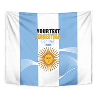 Personalized Argentina Flag Day Tapestry Sun Of May Sol De Mayo - National Emblem Patriotism