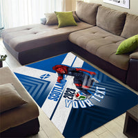 Personalized Scotland Football 2026 Area Rug Scottish Soccer Red Lion Mascot Saltire Cross