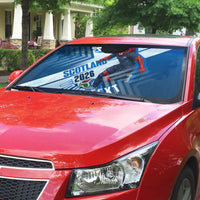 Personalized Scotland Football 2026 Auto Sun Shade Scottish Soccer Red Lion Mascot Saltire Cross