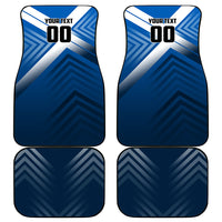 Personalized Scotland Football 2026 Car Mats Scottish Soccer Red Lion Mascot Saltire Cross
