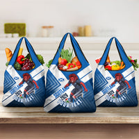 Personalized Scotland Football 2026 Grocery Bag Scottish Soccer Red Lion Mascot Saltire Cross
