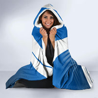 Personalized Scotland Football 2026 Hooded Blanket Scottish Soccer Red Lion Mascot Saltire Cross
