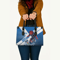 Personalized Scotland Football 2026 Leather Bag Scottish Soccer Red Lion Mascot Saltire Cross
