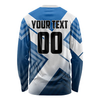 Personalized Scotland Football 2026 Long Sleeve Shirt Scottish Soccer Red Lion Mascot Saltire Cross