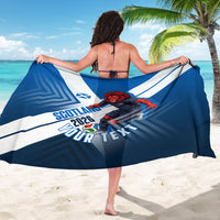 Personalized Scotland Football 2026 Sarong Scottish Soccer Red Lion Mascot Saltire Cross