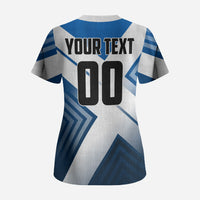 Personalized Scotland Football 2026 Scrub Top Scottish Soccer Red Lion Mascot Saltire Cross