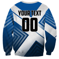 Personalized Scotland Football 2026 Sweatshirt Scottish Soccer Red Lion Mascot Saltire Cross