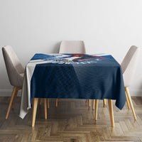 Personalized Scotland Football 2026 Tablecloth Scottish Soccer Red Lion Mascot Saltire Cross