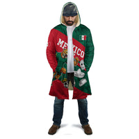 Personalized Mexico Football Jaguar Mascot Cloak Sugar Skull Sombrero Aztec