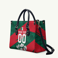 Personalized Mexico Football Jaguar Mascot Leather Bag Sugar Skull Sombrero Aztec