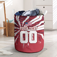 Personalized United States Soccer Laundry Basket American Eagle World Football Mascot