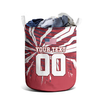 Personalized United States Soccer Laundry Basket American Eagle World Football Mascot