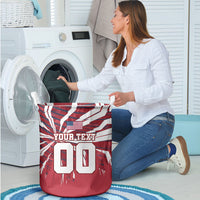 Personalized United States Soccer Laundry Basket American Eagle World Football Mascot