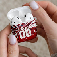 Personalized United States Soccer AirPods Case American Eagle World Football Mascot