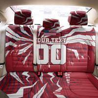Personalized United States Soccer Back Car Seat Cover American Eagle World Football Mascot