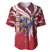 Personalized United States Soccer Baseball Jersey American Eagle World Football Mascot