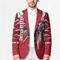 Personalized United States Soccer Blazer American Eagle World Football Mascot