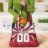 Personalized United States Soccer Grocery Bag American Eagle World Football Mascot