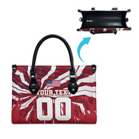 Personalized United States Soccer Leather Bag American Eagle World Football Mascot