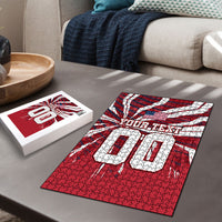 Personalized United States Soccer Puzzle American Eagle World Football Mascot