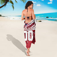 Personalized United States Soccer Sarong American Eagle World Football Mascot