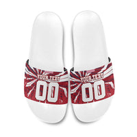 Personalized United States Soccer Slide Sandals American Eagle World Football Mascot