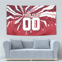 Personalized United States Soccer Tapestry American Eagle World Football Mascot