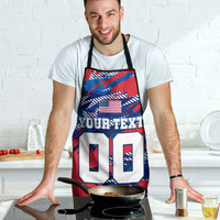 Personalized United States Soccer Eagle Apron American Flag Grunge Patriot Art