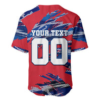 Personalized United States Soccer Eagle Baseball Jersey American Flag Grunge Patriot Art