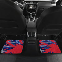 Personalized United States Soccer Eagle Car Mats American Flag Grunge Patriot Art