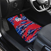 Personalized United States Soccer Eagle Car Mats American Flag Grunge Patriot Art