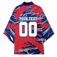 Personalized United States Soccer Eagle Kimono American Flag Grunge Patriot Art
