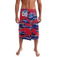 Personalized United States Soccer Eagle Lavalava American Flag Grunge Patriot Art
