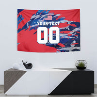 Personalized United States Soccer Eagle Tapestry American Flag Grunge Patriot Art