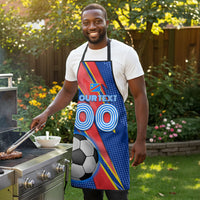Personalized DR Congo Football Leopard GOAL Apron Congolese Football Champion - Dynamic Halftone Soccer Style