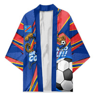 Personalized DR Congo Football Leopard GOAL Kimono Congolese Football Champion - Dynamic Halftone Soccer Style