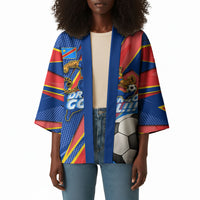 Personalized DR Congo Football Leopard GOAL Kimono Congolese Football Champion - Dynamic Halftone Soccer Style