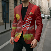 Custom Portugal Football World Champions 2026 Blazer Golden Shield Crown Crest Soccer Trophy