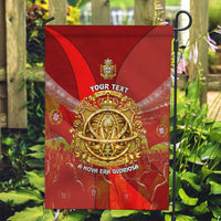 Custom Portugal Football World Champions 2026 Garden Flag Golden Shield Crown Crest Soccer Trophy
