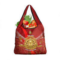 Custom Portugal Football World Champions 2026 Grocery Bag Golden Shield Crown Crest Soccer Trophy