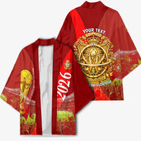 Custom Portugal Football World Champions 2026 Kimono Golden Shield Crown Crest Soccer Trophy
