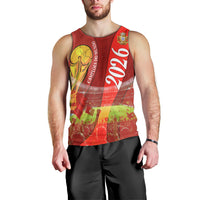 Custom Portugal Football World Champions 2026 Men Tank Top Golden Shield Crown Crest Soccer Trophy