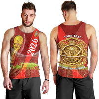 Custom Portugal Football World Champions 2026 Men Tank Top Golden Shield Crown Crest Soccer Trophy