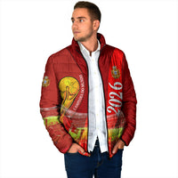 Custom Portugal Football World Champions 2026 Padded Jacket Golden Shield Crown Crest Soccer Trophy