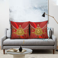 Custom Portugal Football World Champions 2026 Pillow Cover Golden Shield Crown Crest Soccer Trophy