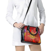 Custom Portugal Football World Champions 2026 Shoulder Handbag Golden Shield Crown Crest Soccer Trophy