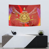 Custom Portugal Football World Champions 2026 Tapestry Golden Shield Crown Crest Soccer Trophy