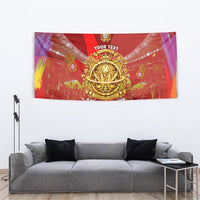 Custom Portugal Football World Champions 2026 Tapestry Golden Shield Crown Crest Soccer Trophy