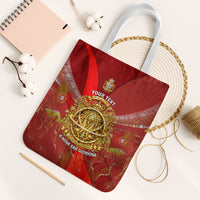 Custom Portugal Football World Champions 2026 Tote Bag Golden Shield Crown Crest Soccer Trophy