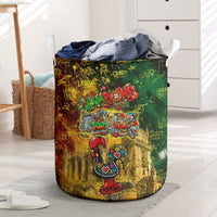 Portugal Football Champions 2026 Laundry Basket Urban Graffiti Street Art Galo De Barcelos